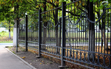 wrought iron fencing