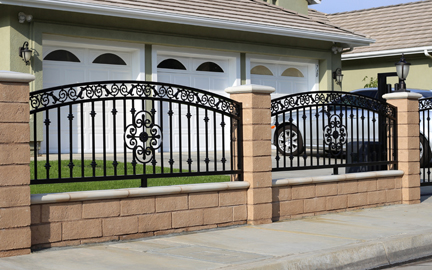 wrought iron fencing